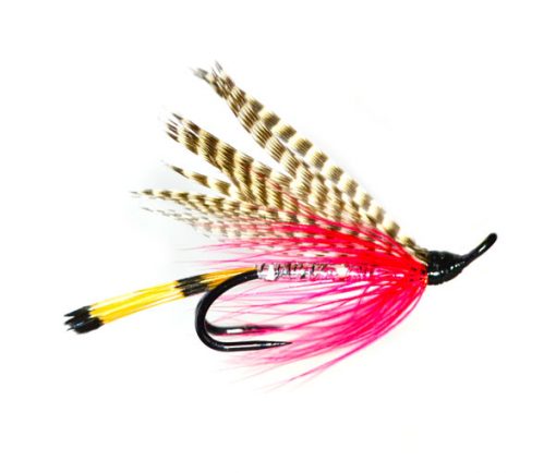 Teal and Red Salmon Double Fishing Fly