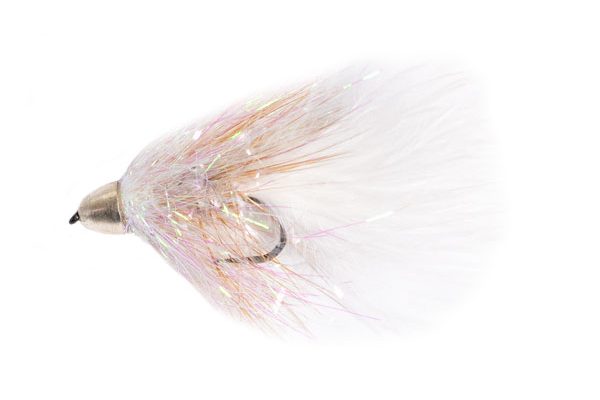 Conehead Complex Twist White Sparkle Bugger Trout Lure