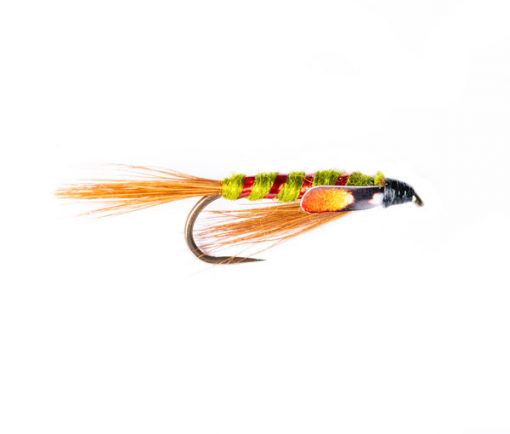 Rockwells Red Flash Olive SJC Diawl Bach Nymph Fishing Fly