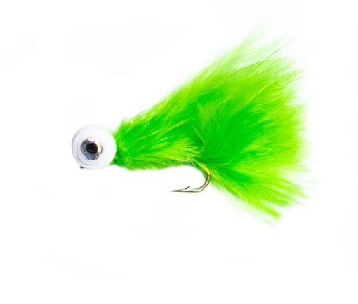Booby Eyes Fluo Green Trout Fishery Lures