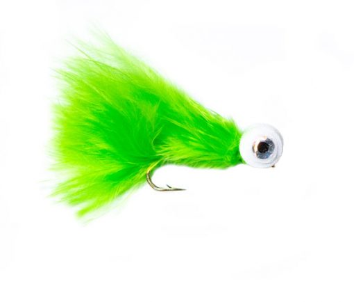 Booby Eyes Fluo Green Trout Fishery Lures
