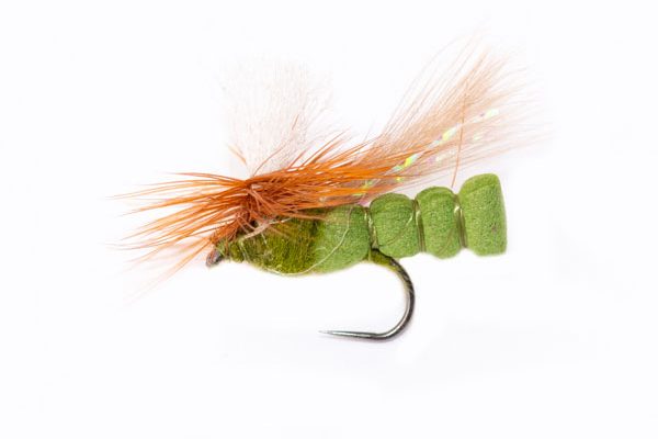 Termina Olive Caddis Parachute Trout Fishing Flies